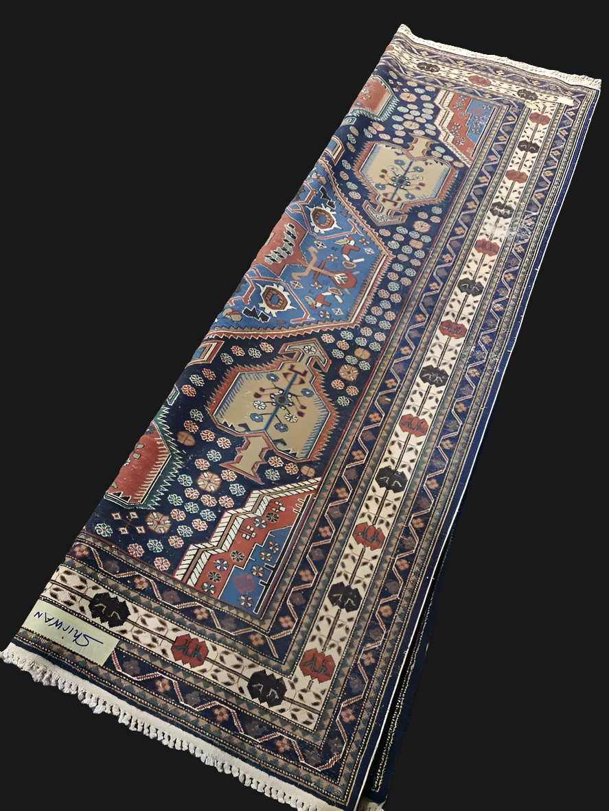 Antiker Kaukasus " SCHIRWAN " 225x130 cm - ein kasachisches Schätzchen - super Zustand