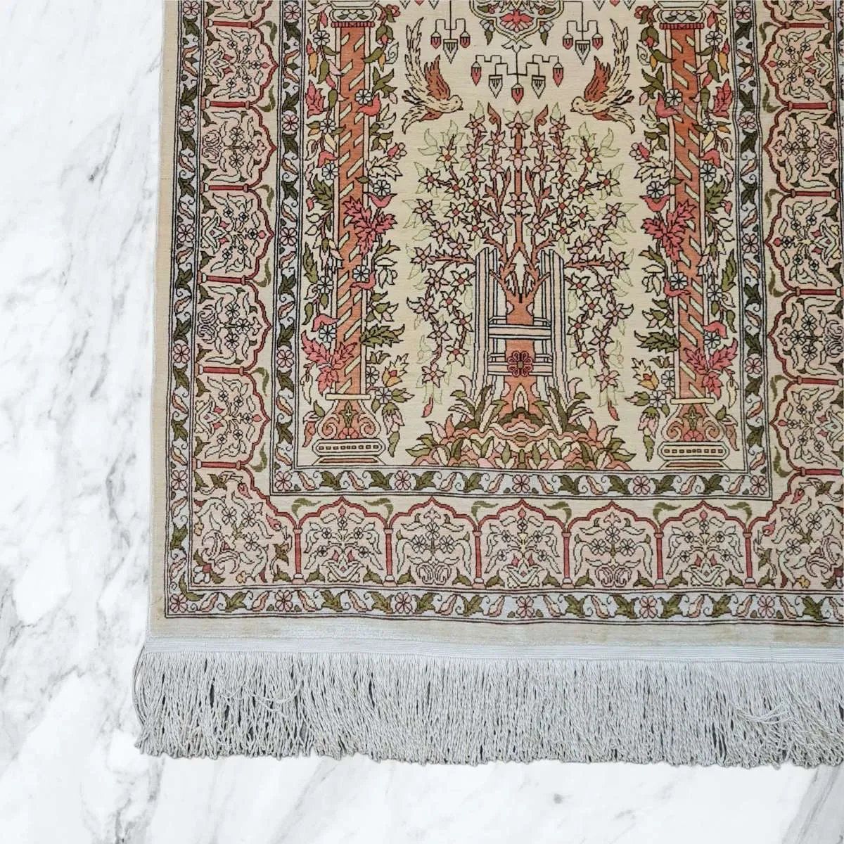 Exklusiver Hereke Teppich - 130 x 70 cm - ca. 1 Mio. Knoten - neuwertig