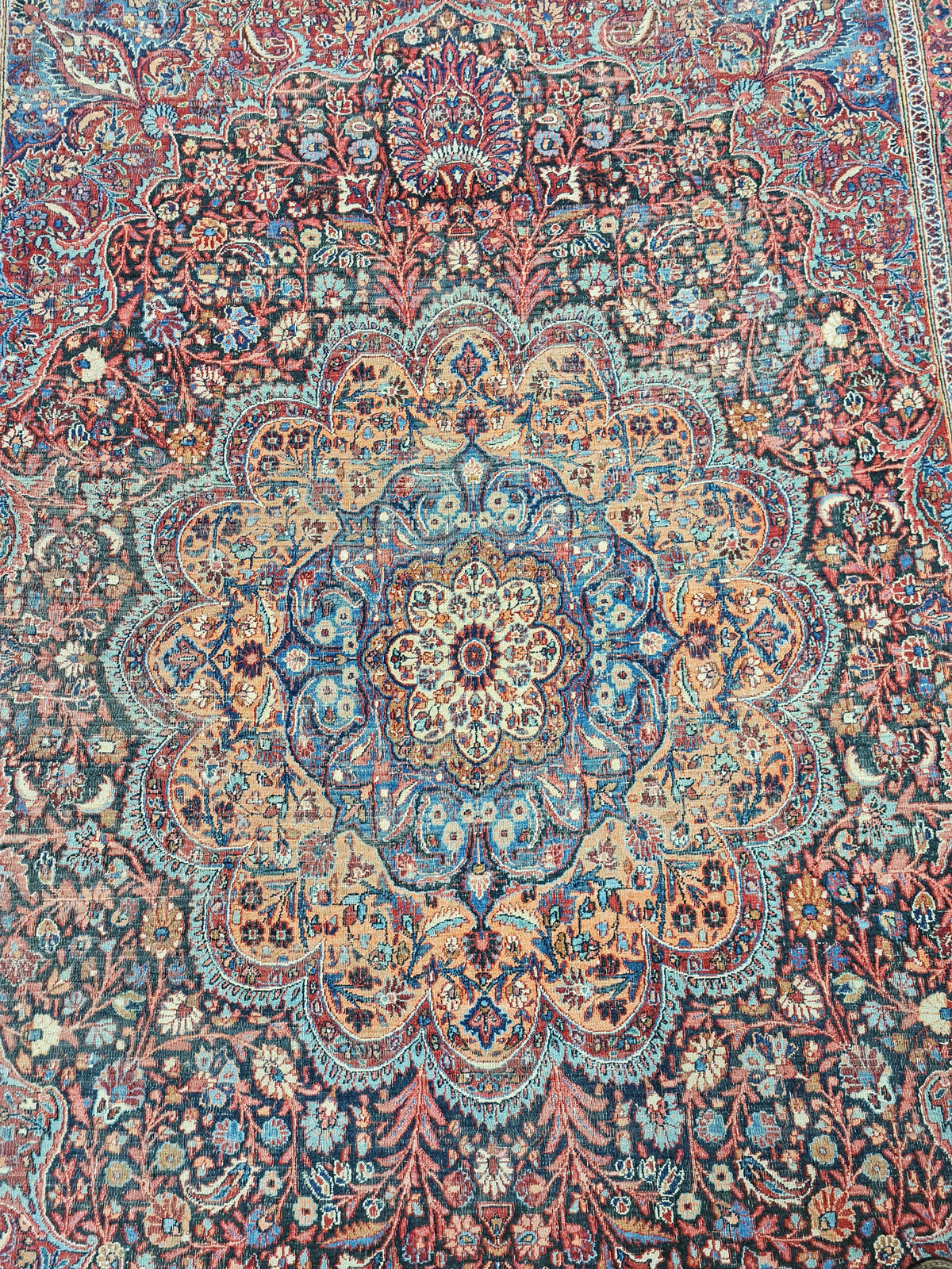 Antiker persischer Birjand - 337x247 cm - Meisterwerk um 1910. Signiert von Meisterknüpfer.