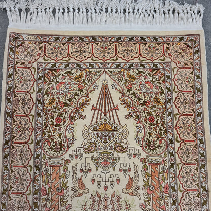 Perserteppich " GHOUM SEIDE " 120x70 cm - 1 Mio Knoten - neuwertig