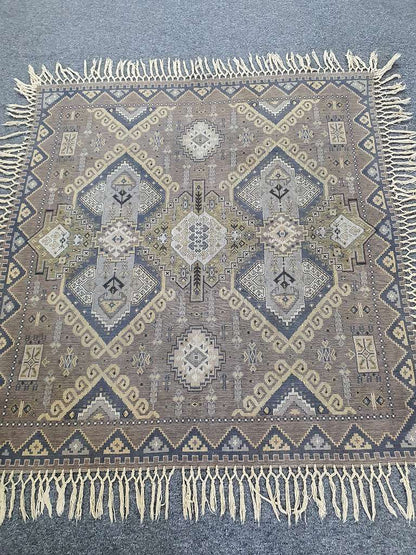 2 x rumänische " PIROTS " Art Plaids. - 170x170cm - ausgesprochen selten