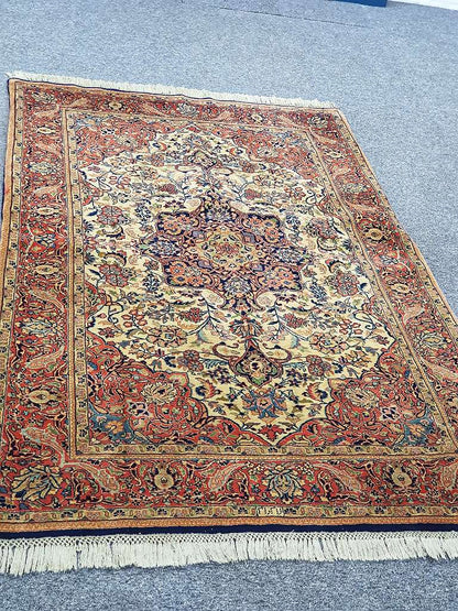 Perserteppich " TÄBRIZ Korkwolle " 220x150cm - ein super Teppich 1AA Zustand.