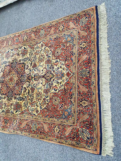 Perserteppich " TÄBRIZ Korkwolle " 220x150cm - ein super Teppich 1AA Zustand.