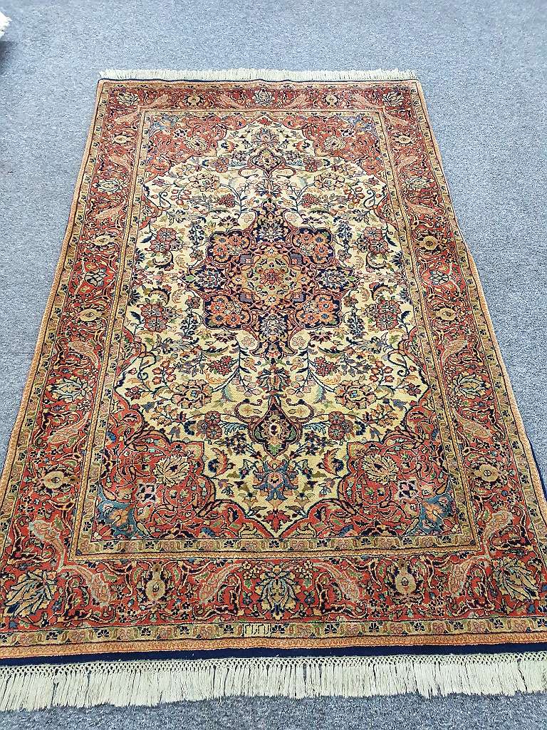 Perserteppich " TÄBRIZ Korkwolle " 220x150cm - ein super Teppich 1AA Zustand.
