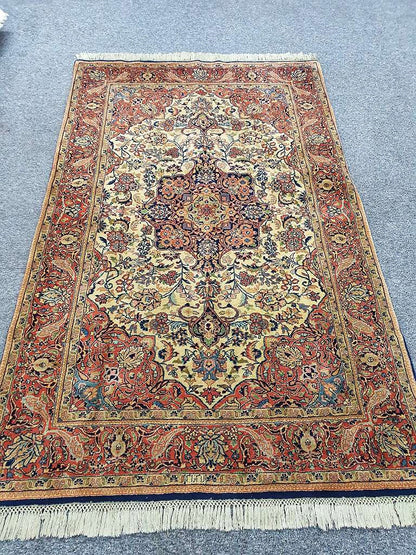 Perserteppich " TÄBRIZ Korkwolle " 220x150cm - ein super Teppich 1AA Zustand.