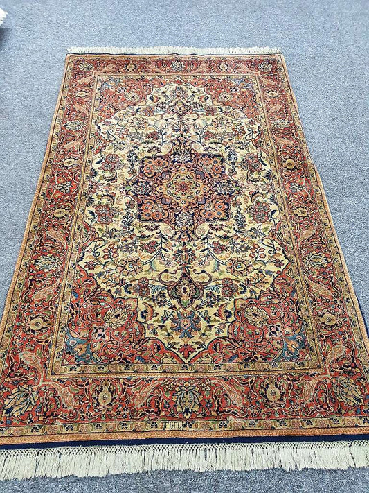 Perserteppich " TÄBRIZ Korkwolle " 220x150cm - ein super Teppich 1AA Zustand.