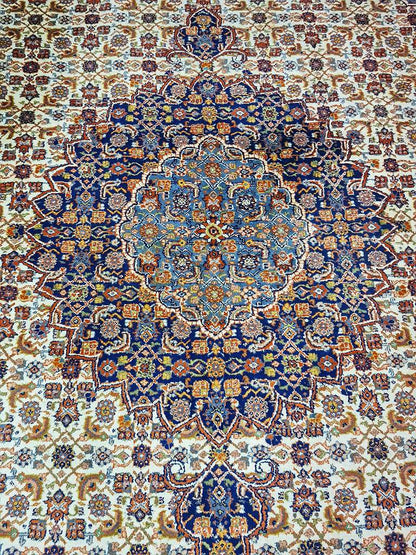 Perserteppich " MOUD " 360x242 cm - sehr hoher Flor - extra fein - 1A Zustand.