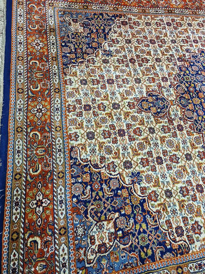 Perserteppich " MOUD " 360x242 cm - sehr hoher Flor - extra fein - 1A Zustand.