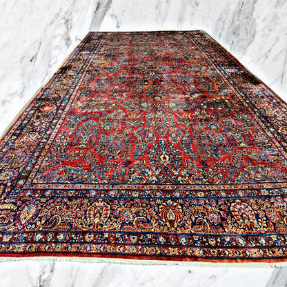 US Sarough - Re-Import - 610x375cm - überaus selten und wertvoll.