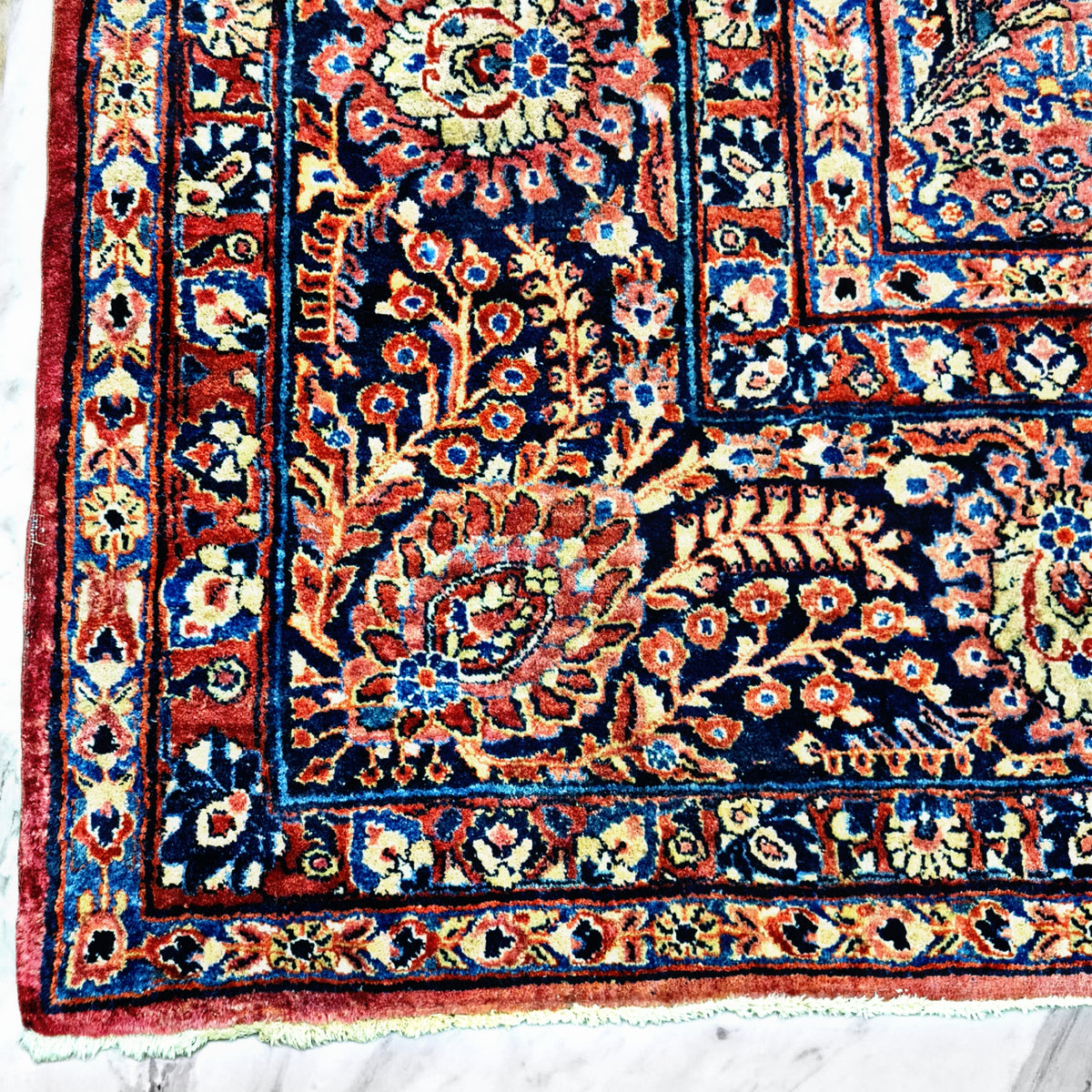 US Sarough - Re-Import - 610x375cm - überaus selten und wertvoll.
