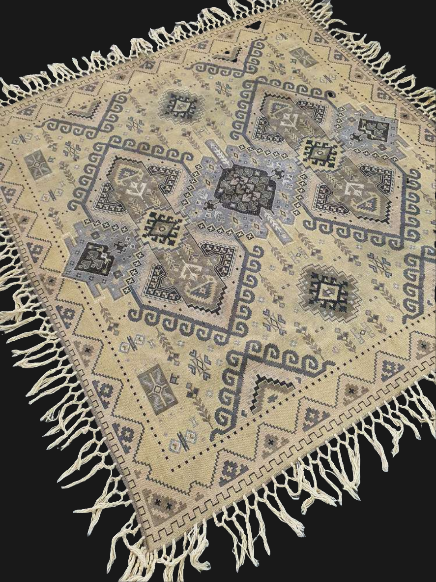 2 x rumänische " PIROTS " Art Plaids. - 170x170cm - ausgesprochen selten
