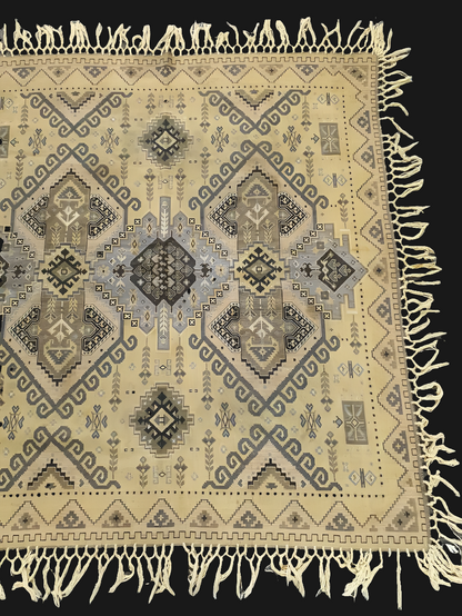 2 x rumänische " PIROTS " Art Plaids. - 170x170cm - ausgesprochen selten