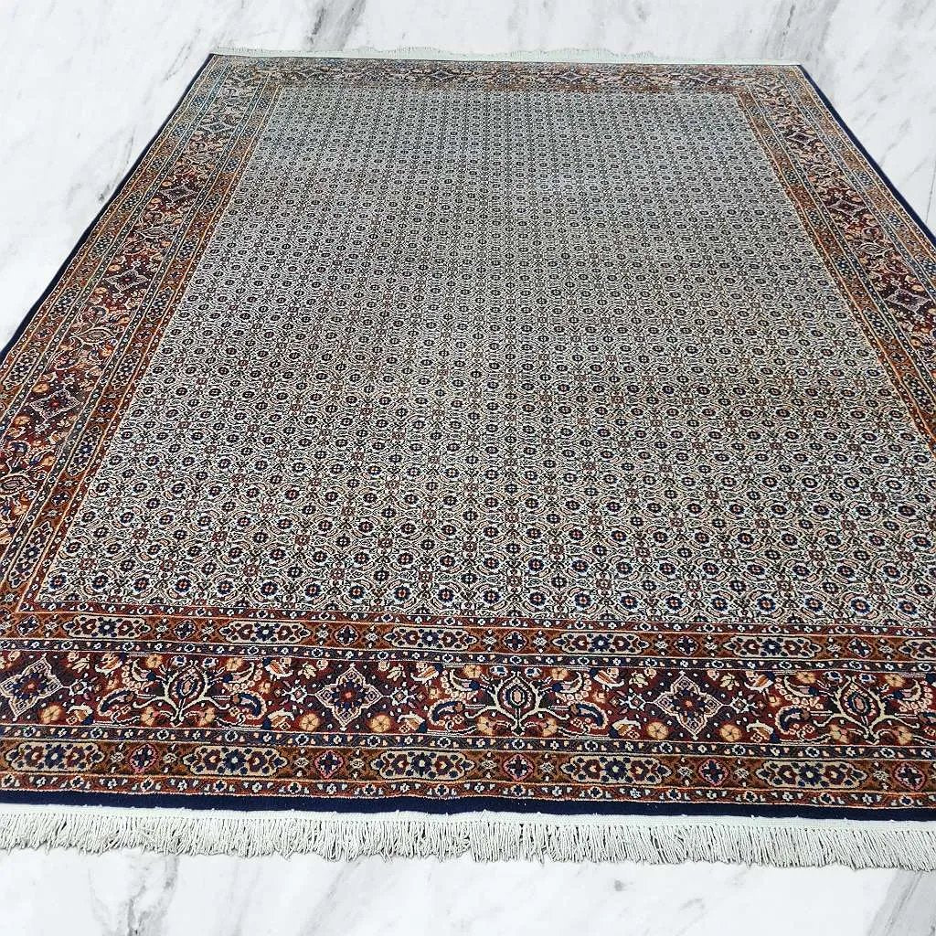 Perserteppich " MOUD " 370X260 cm - Pflanzenfarben - Top Zustand
