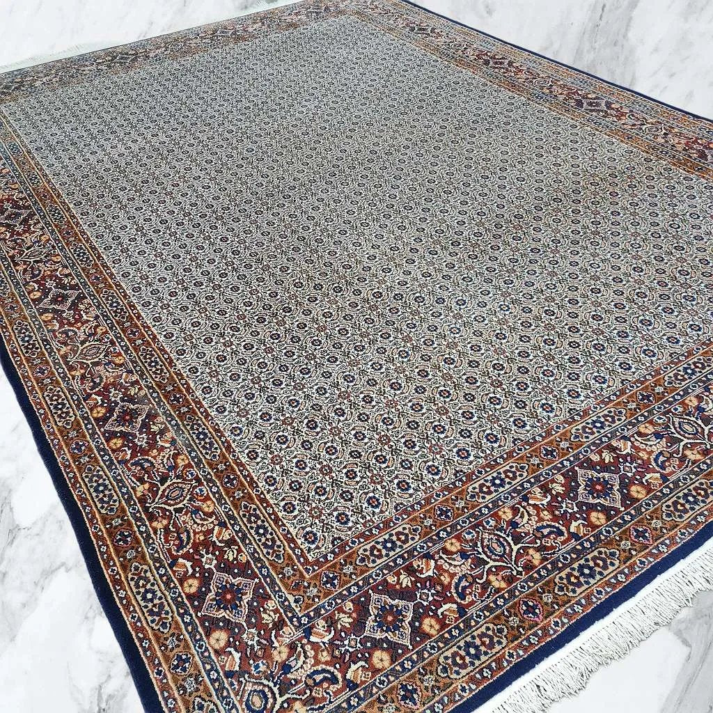 Perserteppich " MOUD " 370X260 cm - Pflanzenfarben - Top Zustand