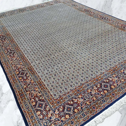Perserteppich " MOUD " 370X260 cm - Pflanzenfarben - Top Zustand