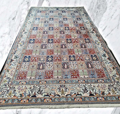 Edler Moud-Perserteppich - feine Knüpfung - 356 × 245 cm