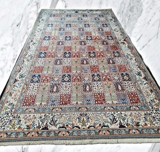 Edler Moud-Perserteppich - feine Knüpfung - 356 × 245 cm