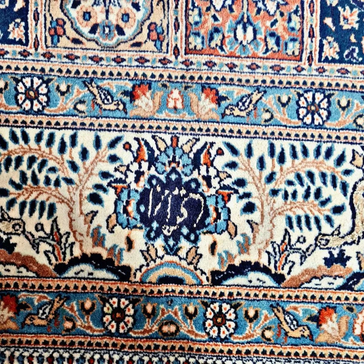 Edler Moud-Perserteppich - feine Knüpfung - 356 × 245 cm