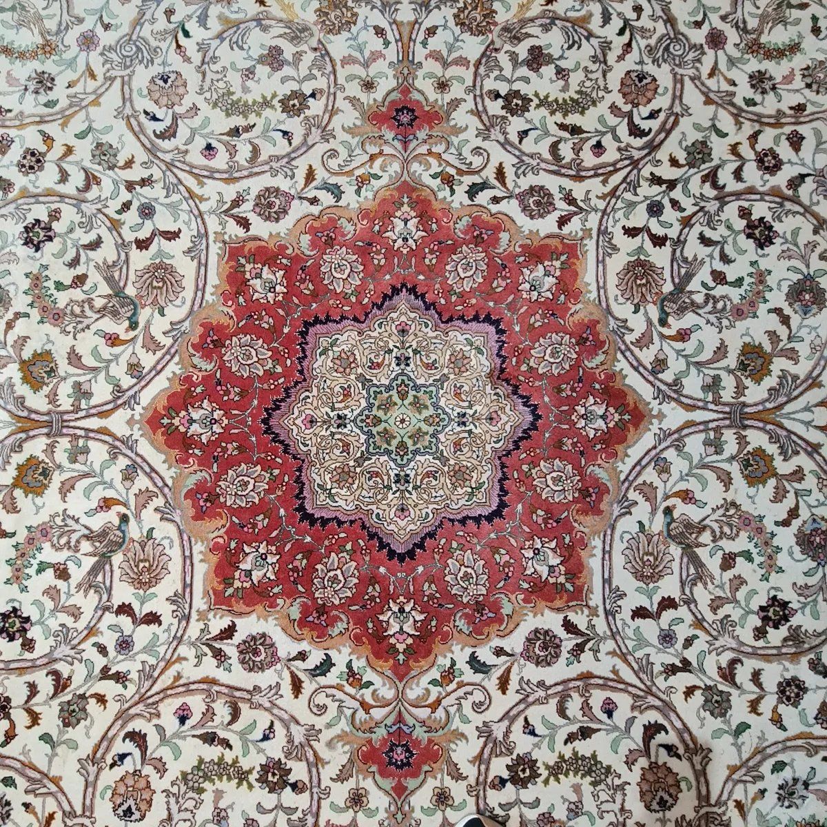 Exklusiver persischer TÄBRIZ&SEIDE - 250x260 cm - 600.000 Knoten - sehr fein