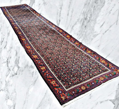 Perserteppich " KURDI " antik - 520x120cm - seltene Rarität