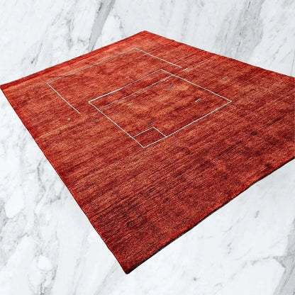 Moderner " QASHQAI " 290x205cm - neuwertig - hochflorig - Hochlandschurwolle - NP 3000.-