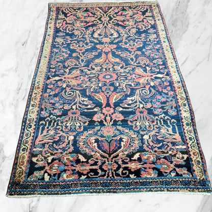 2 x US Sarough RE Import - 190x120cm - um 1920 - Manchesterwolle - sehr selten und wertvoll