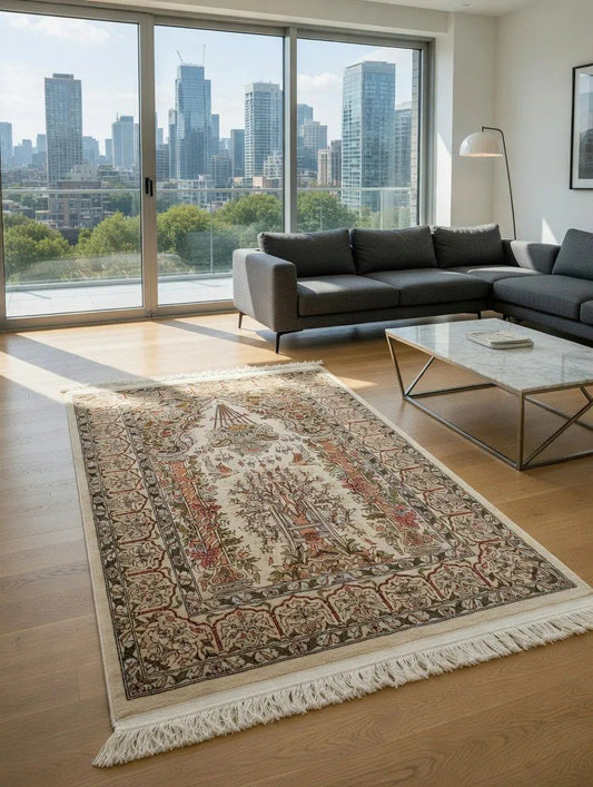 Exklusiver Hereke Teppich - 130 x 70 cm - ca. 1 Mio. Knoten - neuwertig