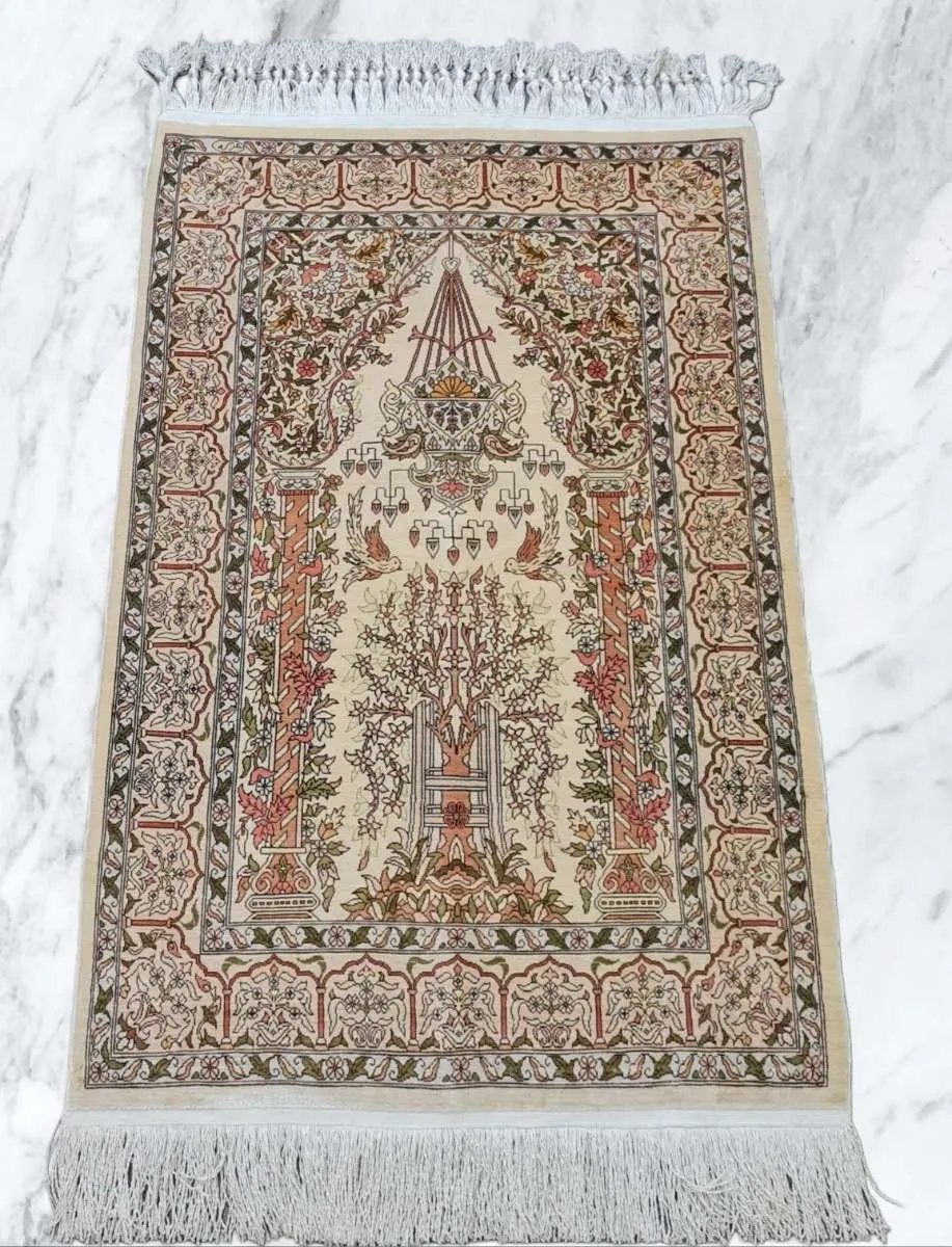 Exklusiver Hereke Teppich - 130 x 70 cm - ca. 1 Mio. Knoten - neuwertig
