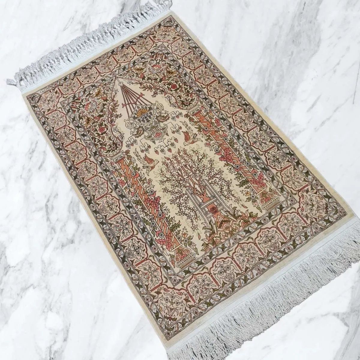 Exklusiver Hereke Teppich - 130 x 70 cm - ca. 1 Mio. Knoten - neuwertig