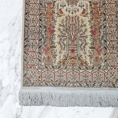 Exklusiver Hereke Teppich - 130 x 70 cm - ca. 1 Mio. Knoten - neuwertig