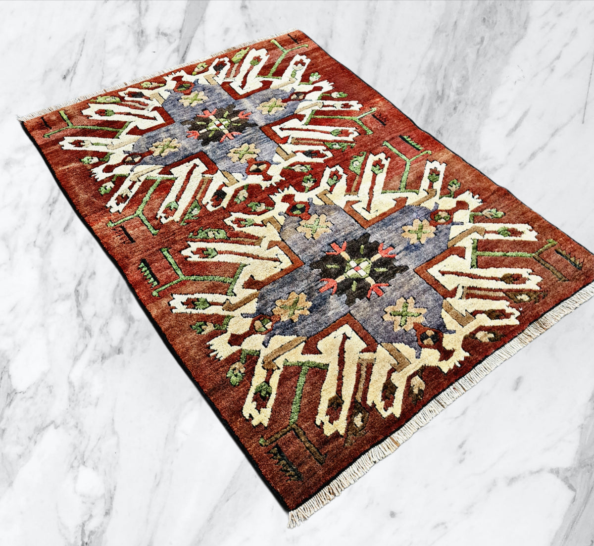 Seltener Adler Kazak - 150x100cm - sehr gute Schurwolle