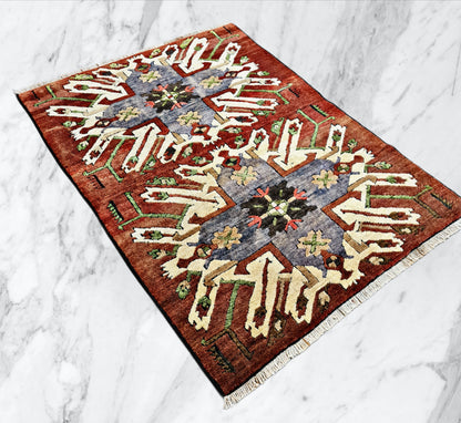 Seltener Adler Kazak - 150x100cm - sehr gute Schurwolle